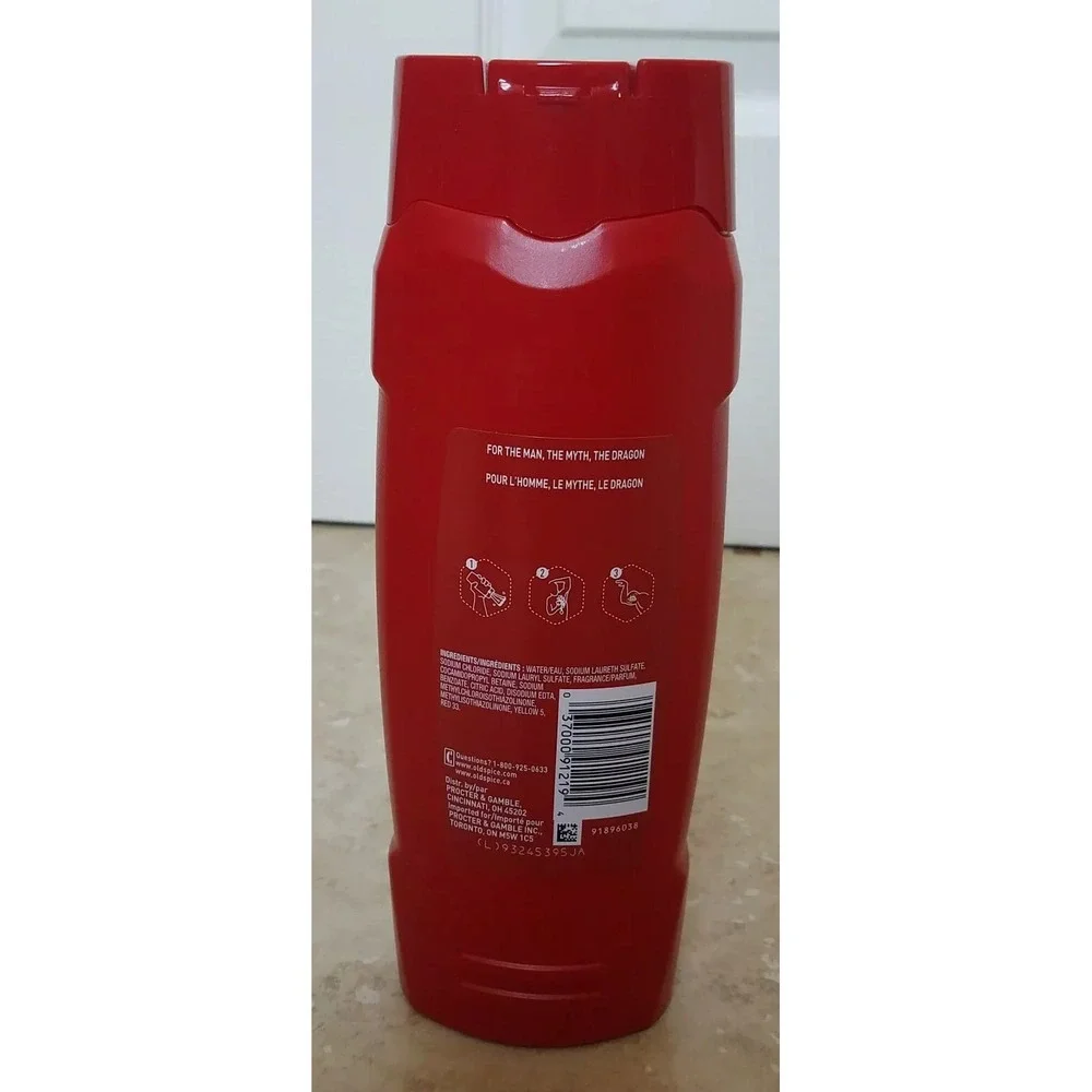 (2) Old Spice DRAGONBLAST Wild Collection Men Body Wash‎ 21oz Each NEW